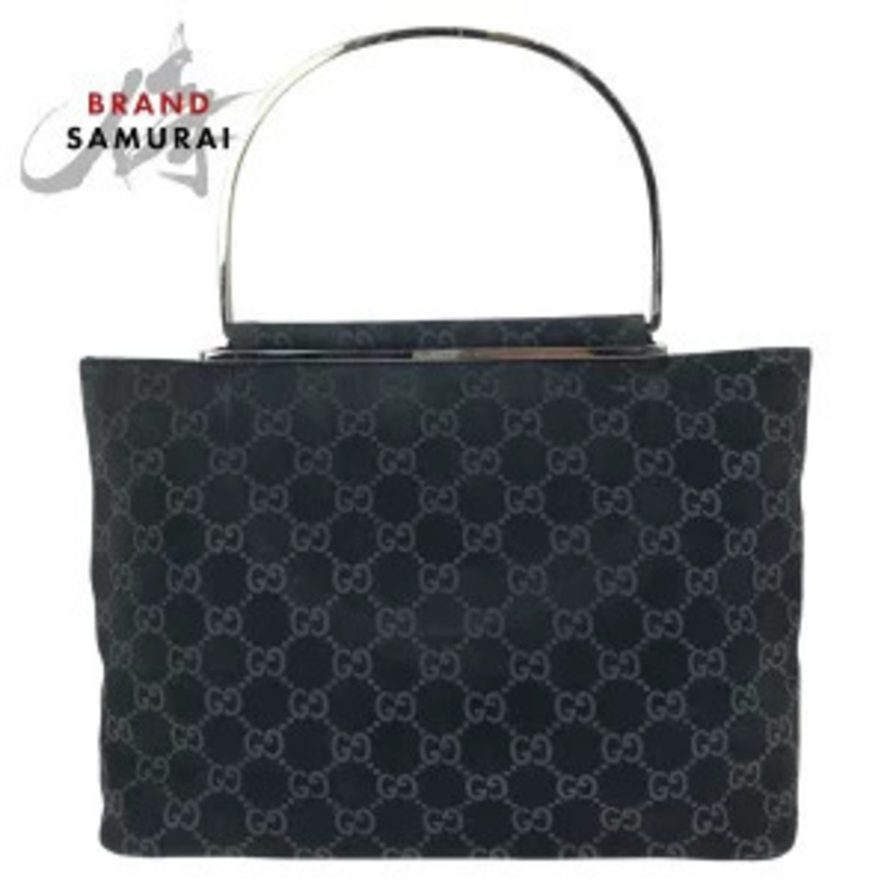 Gucci GG black suede Handbag tote bag